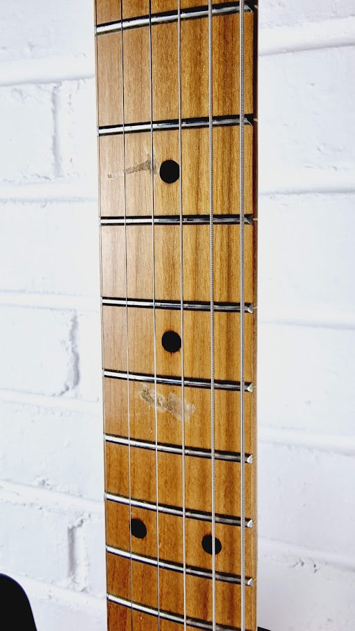 JET JT300 TELECASTER SUNBURST LEFT HANDED ELECTRIC GUITAR