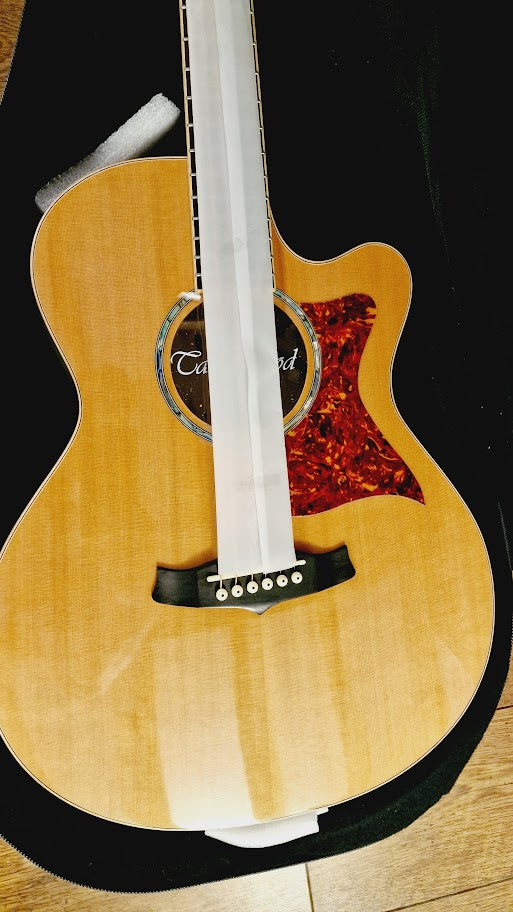 TANGLEWOOD TW45RE ELECTRO ACOUSTIC GUITAR + CASE *NEW*