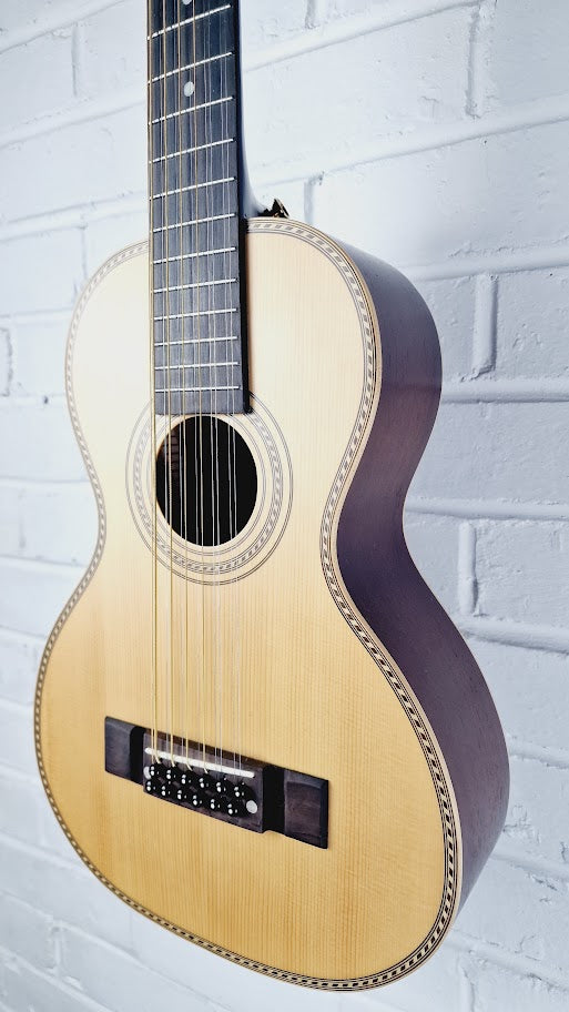 VINTAGE VIATOR VTR800PB-12 PAUL BRETT 12 STRING ACOUSTIC TRAVEL GUITAR