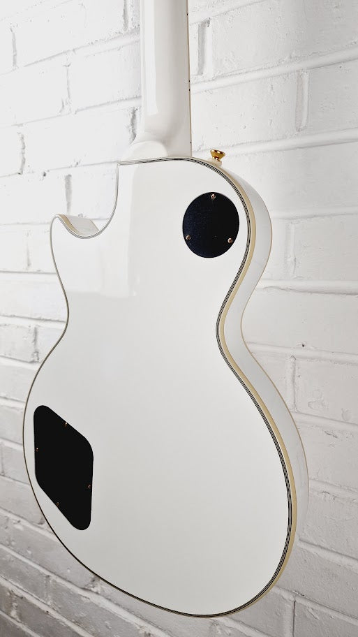 EPIPHONE LES PAUL CUSTOM PRO ALPINE WHITE ELECTRIC GUITAR