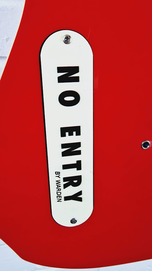 VINTAGE JOE DOE JAILBIRD ELECTRIC GUITAR + TWEED CASE