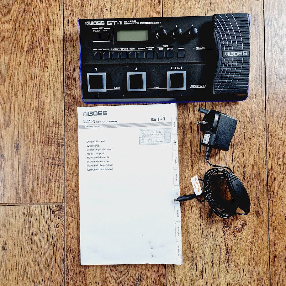 BOSS GT-1 GUITAR EFFECTS PROCESSOR