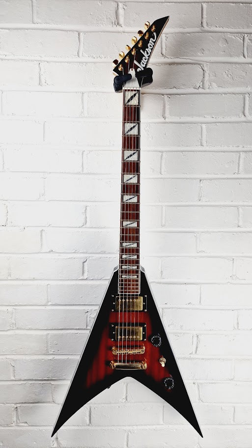 JACKSON PRO SERIES PRO KING V KVT 3 TONE SUN BURST ELECTRIC GUITAR