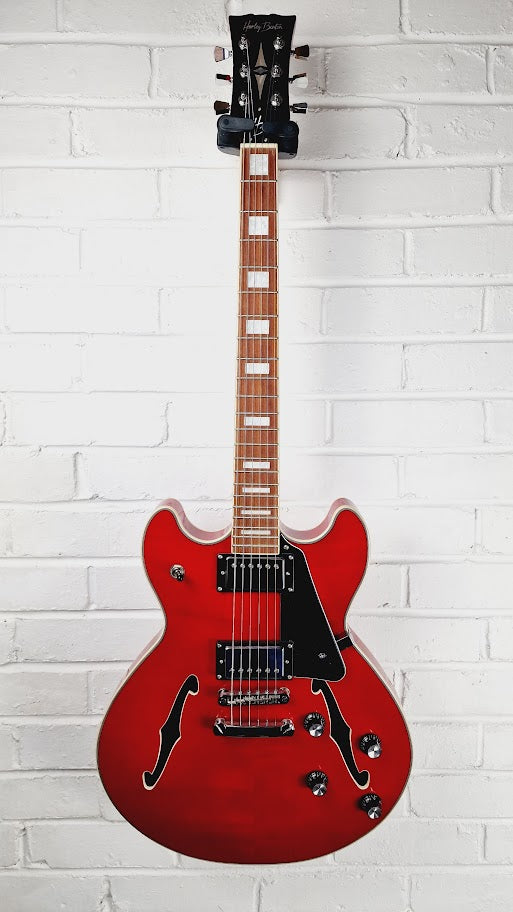 HARLEY BENTON HB35 PLUS CHERRY RED ELECTRIC GUITAR