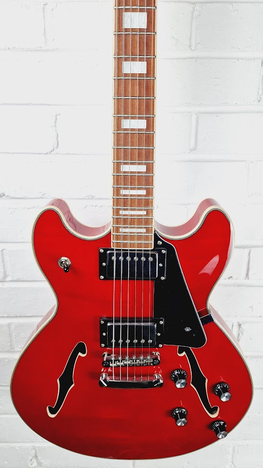 HARLEY BENTON HB35 PLUS CHERRY RED ELECTRIC GUITAR