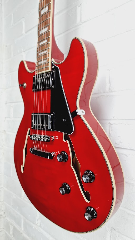 HARLEY BENTON HB35 PLUS CHERRY RED ELECTRIC GUITAR
