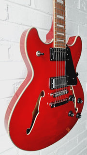 HARLEY BENTON HB35 PLUS CHERRY RED ELECTRIC GUITAR