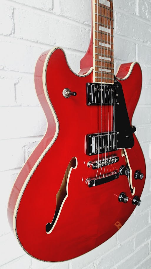 HARLEY BENTON HB35 PLUS CHERRY RED ELECTRIC GUITAR