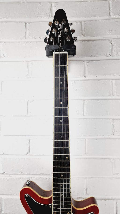 HARLEY BENTON BM-75 DLX TRANS RED DELUXED ELECTRIC GUITAR