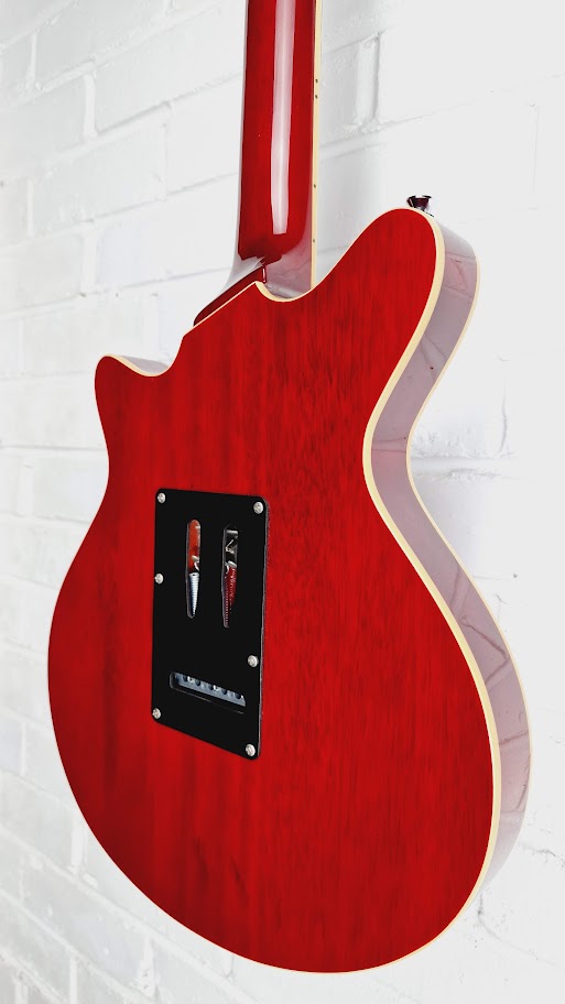 HARLEY BENTON BM-75 DLX TRANS RED DELUXED ELECTRIC GUITAR