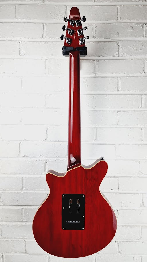 HARLEY BENTON BM-75 DLX TRANS RED DELUXED ELECTRIC GUITAR