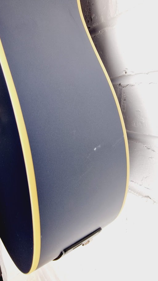 FENDER MALIBU PLAYER MDN WN MIDNIGHT SATIN ELECTRO ACOUSTIC GUITAR