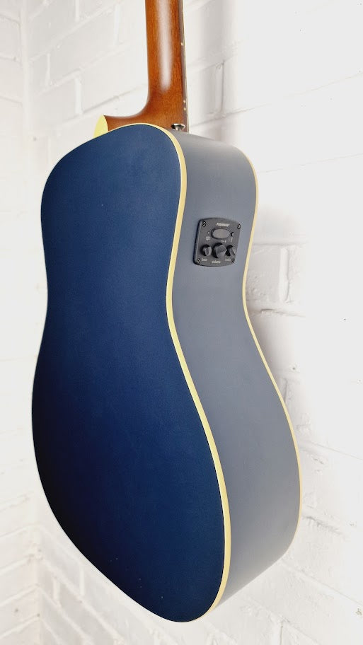 FENDER MALIBU PLAYER MDN WN MIDNIGHT SATIN ELECTRO ACOUSTIC GUITAR