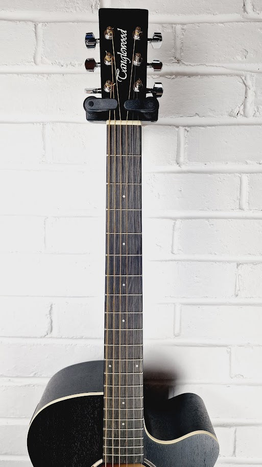 TANGLEWOOD TWBB SFCE BLACKBIRD SMOKESTACK BLACK ELECTRO ACOUSTIC GUITAR