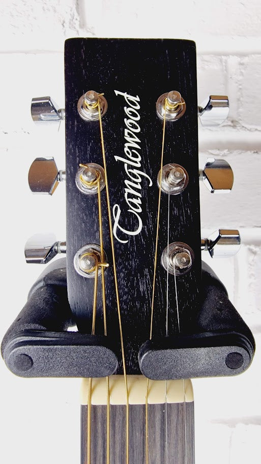 TANGLEWOOD TWBB SFCE BLACKBIRD SMOKESTACK BLACK ELECTRO ACOUSTIC GUITAR