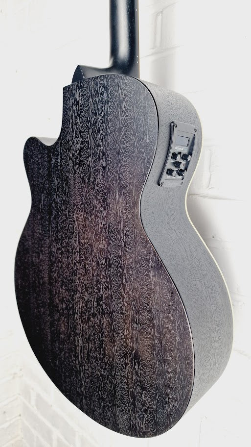 TANGLEWOOD TWBB SFCE BLACKBIRD SMOKESTACK BLACK ELECTRO ACOUSTIC GUITAR