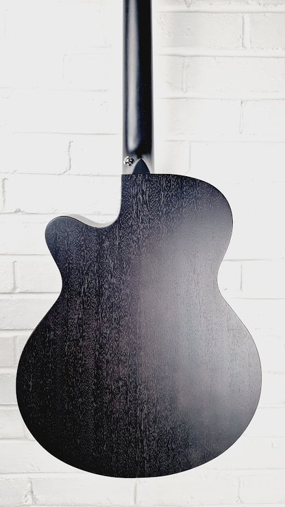 TANGLEWOOD TWBB SFCE BLACKBIRD SMOKESTACK BLACK ELECTRO ACOUSTIC GUITAR