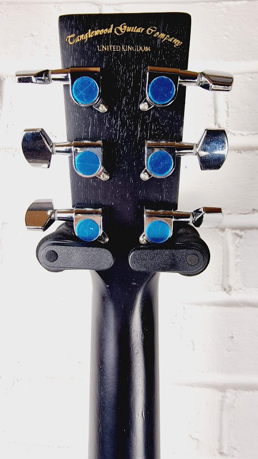 TANGLEWOOD TWBB SFCE BLACKBIRD SMOKESTACK BLACK ELECTRO ACOUSTIC GUITAR