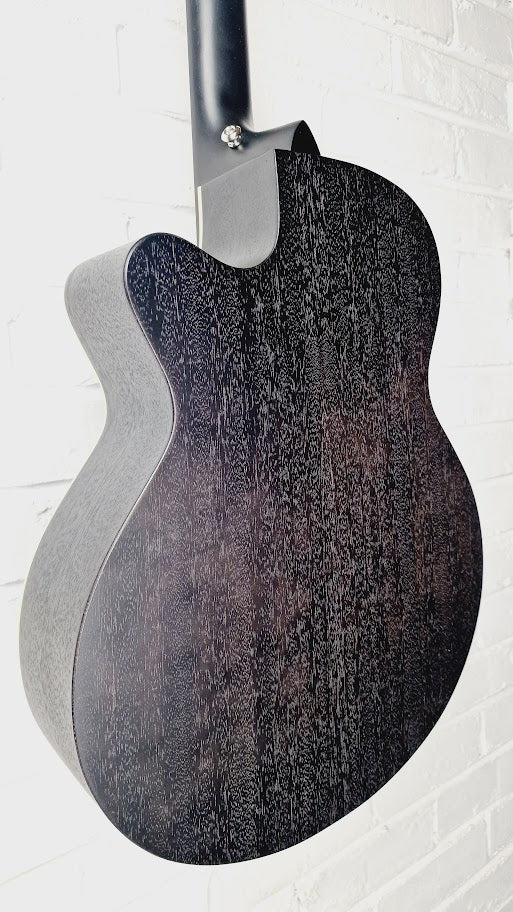 TANGLEWOOD TWBB SFCE BLACKBIRD SMOKESTACK BLACK ELECTRO ACOUSTIC GUITAR