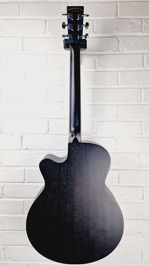 TANGLEWOOD TWBB SFCE BLACKBIRD SMOKESTACK BLACK ELECTRO ACOUSTIC GUITAR