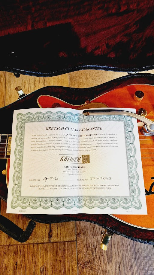 GRETSCH 6121W 2004 ROUNDUP ELECTRIC GUITAR + GRETSCH ORIGINAL HARD CASE