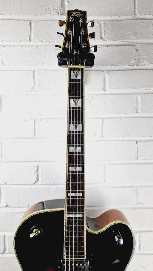 PEAVEY ROCKINGHAM B6 SUNBURST ELECTRIC GUITAR + GATOR EXTREME HARD CASE