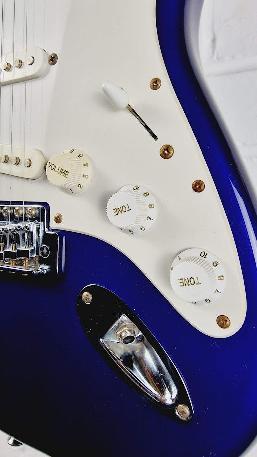 FENDER SQUIER AFFINITY STRATOCASTER BLUE 2008 INDONESIA FACTORY