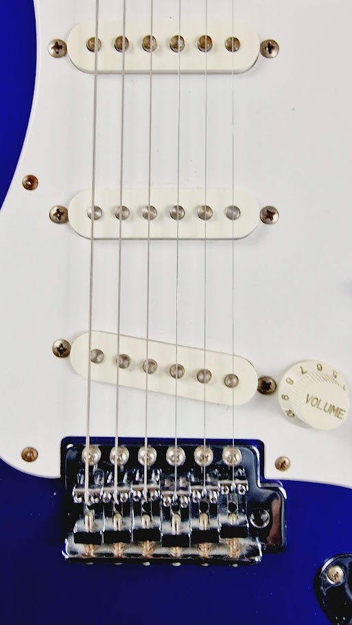 FENDER SQUIER AFFINITY STRATOCASTER BLUE 2008 INDONESIA FACTORY