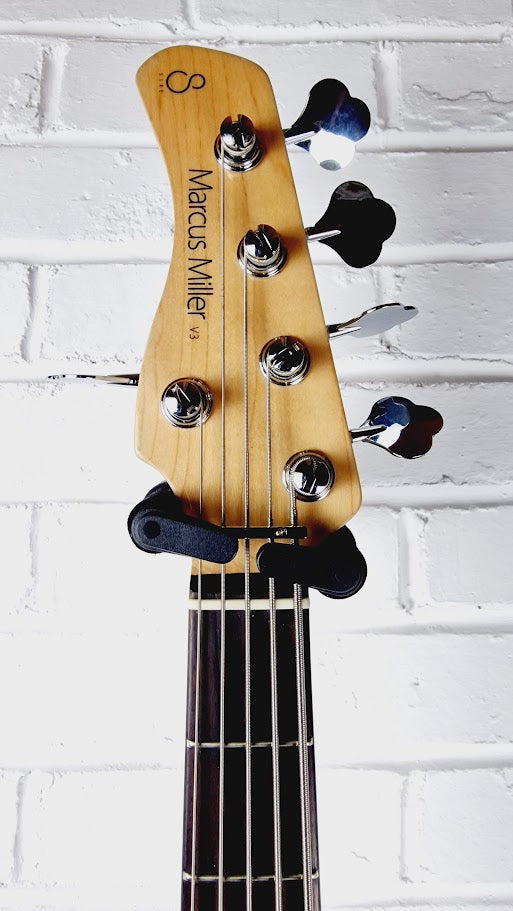 SIRE MARCUS MILLER V3 LEFT HANDED 5 STRING BLACK GOLD BASS GUITAR