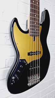SIRE MARCUS MILLER V3 LEFT HANDED 5 STRING BLACK GOLD BASS GUITAR