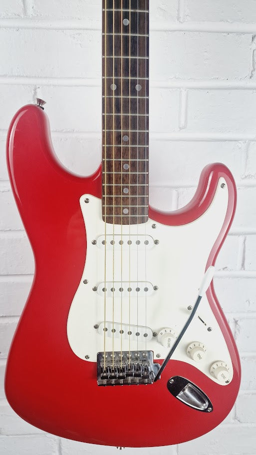 FENDER SQUIER STRATOCASTER TORINO RED 1999 ELECTRIC GUITAR