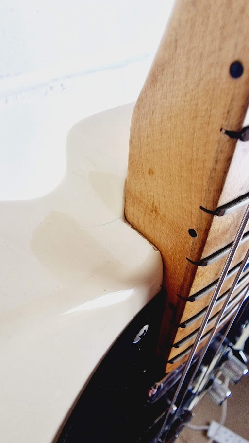 FENDER SQUIER OLYMPIC WHITE TELECASTER JAPAN ELECTRIC GUITAR