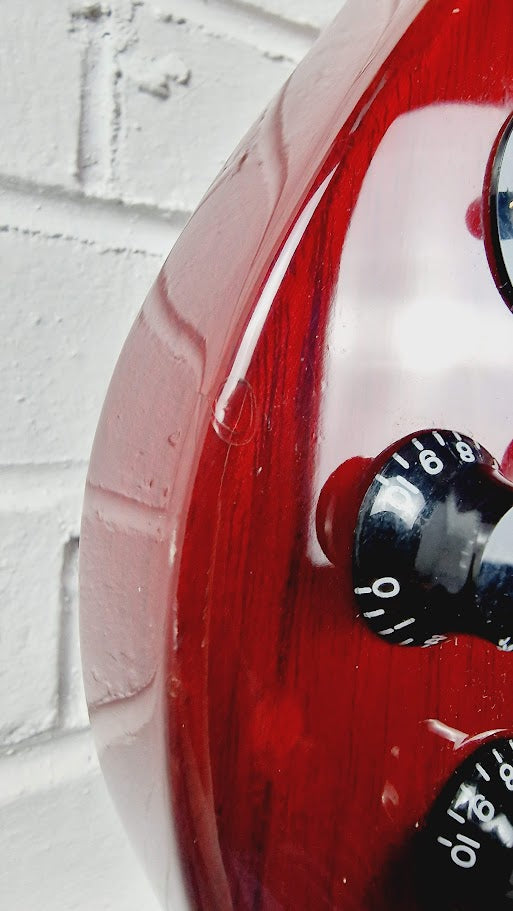 VINTAGE VS6L REISSUED LEFT HANDED CHERRY RED ELECTRIC GUITAR