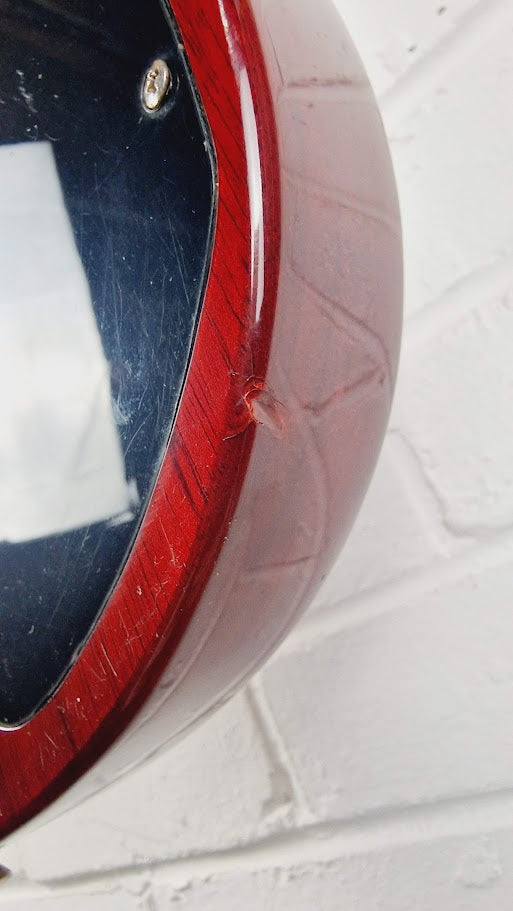 VINTAGE VS6L REISSUED LEFT HANDED CHERRY RED ELECTRIC GUITAR