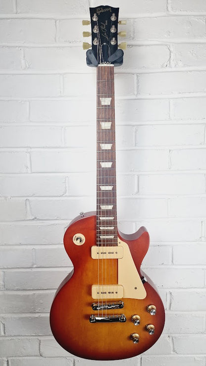 GIBSON LES PAUL 60S TRIBUTE P90 WORN HONEYBURST 2011 + GIBSON CASE
