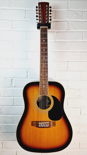 MANITO DRW-9953 12 STRING SUNBURST ACOUSTIC GUITAR