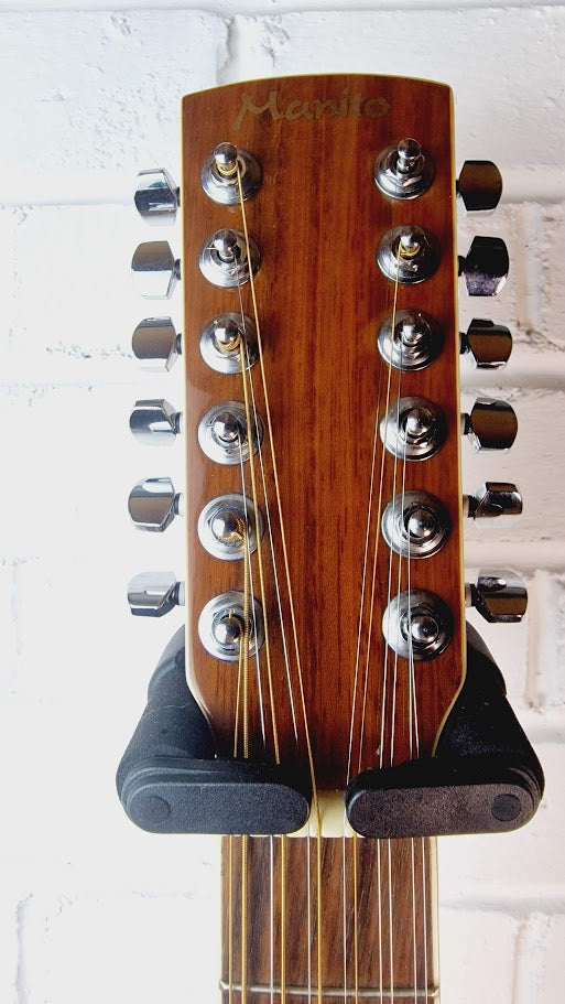 MANITO DRW-9953 12 STRING SUNBURST ACOUSTIC GUITAR