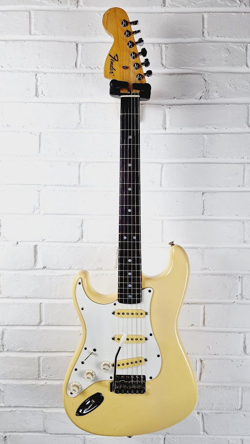 FENDER MIJ "E SERIES" 80s LEFT HANDED OLYMPIC WHITE STRATOCASTER