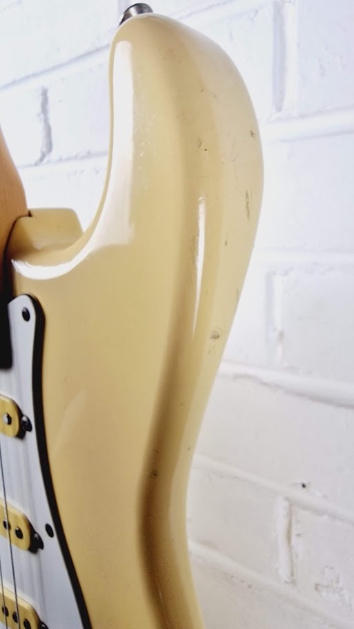 FENDER MIJ "E SERIES" 80s LEFT HANDED OLYMPIC WHITE STRATOCASTER