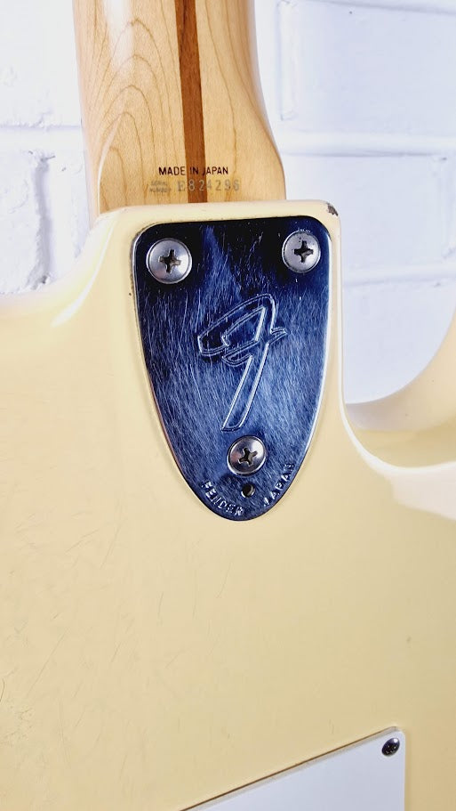 FENDER MIJ "E SERIES" 80s LEFT HANDED OLYMPIC WHITE STRATOCASTER