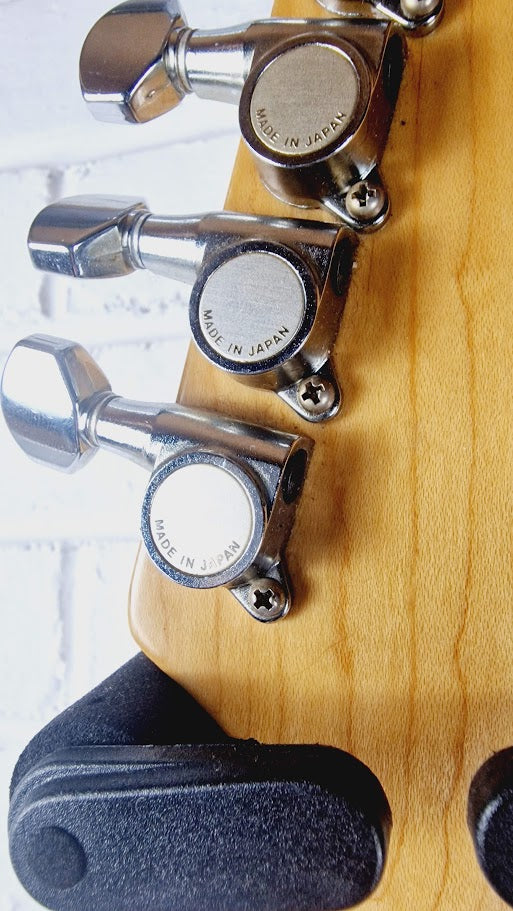 FENDER MIJ "E SERIES" 80s LEFT HANDED OLYMPIC WHITE STRATOCASTER