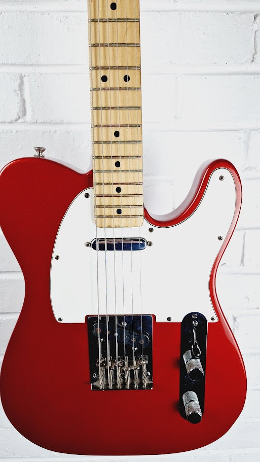 FENDER TELECASTER 1992 MIM CHERRY RED ELECTRIC GUITAR