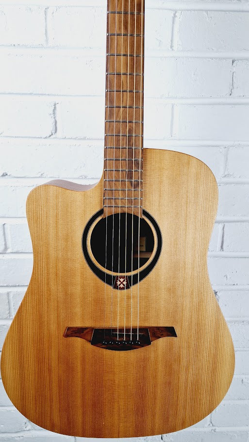 LAG TRAMONTANE TL70DCE LEFT HANDED ELECTRO ACOUSTIC GUITAR