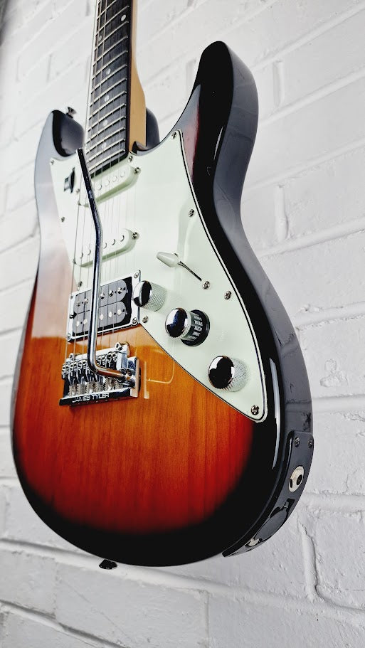 LINE 6 JTV-69 JAMES TYLER VARIAX MODELLING 3 TONE SUNBURST ELECTRIC GUITAR