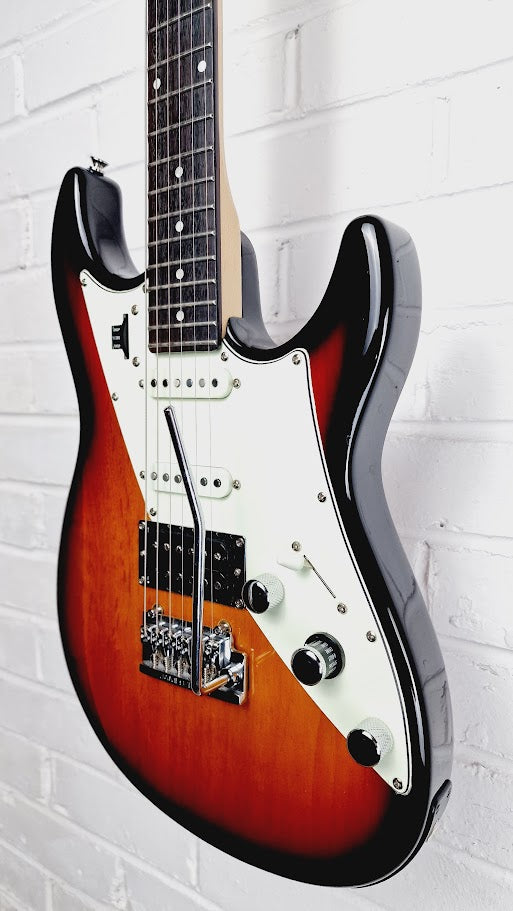 LINE 6 JTV-69 JAMES TYLER VARIAX MODELLING 3 TONE SUNBURST ELECTRIC GUITAR