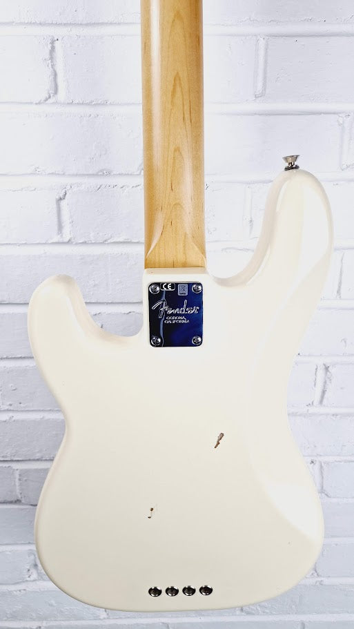 FENDER USA AMERICAN STANDARD PRECISION BASS 2016 OLYMPIC WHITE