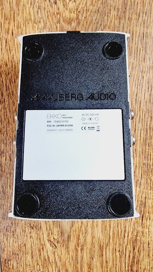 AALBERG AUDIO EKKO EK-1 DELAY GUITAR PEDAL