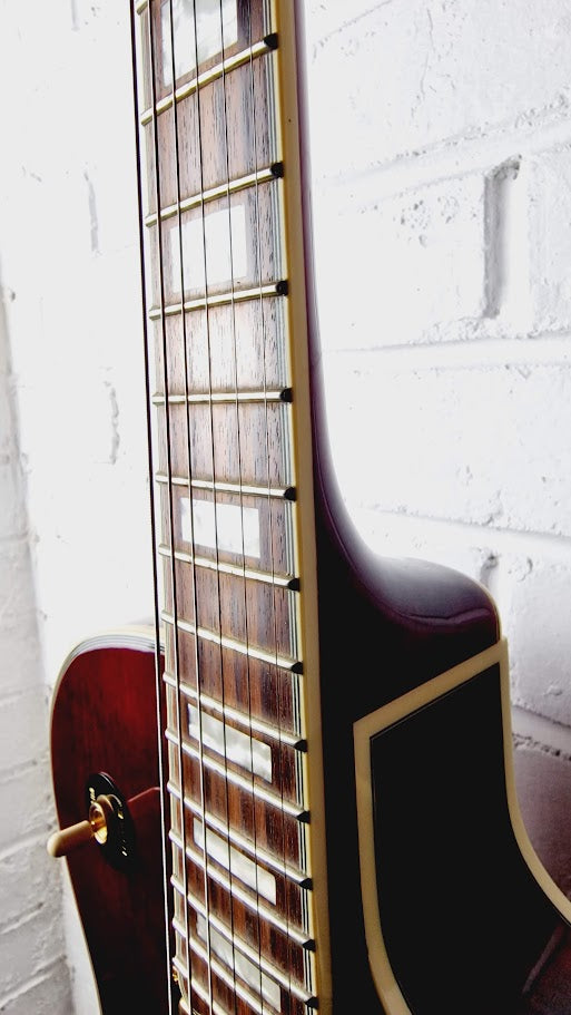 EPIPHONE JOE PASS EMPEROR II PRO WINE RED ELECTRIC GUITAR