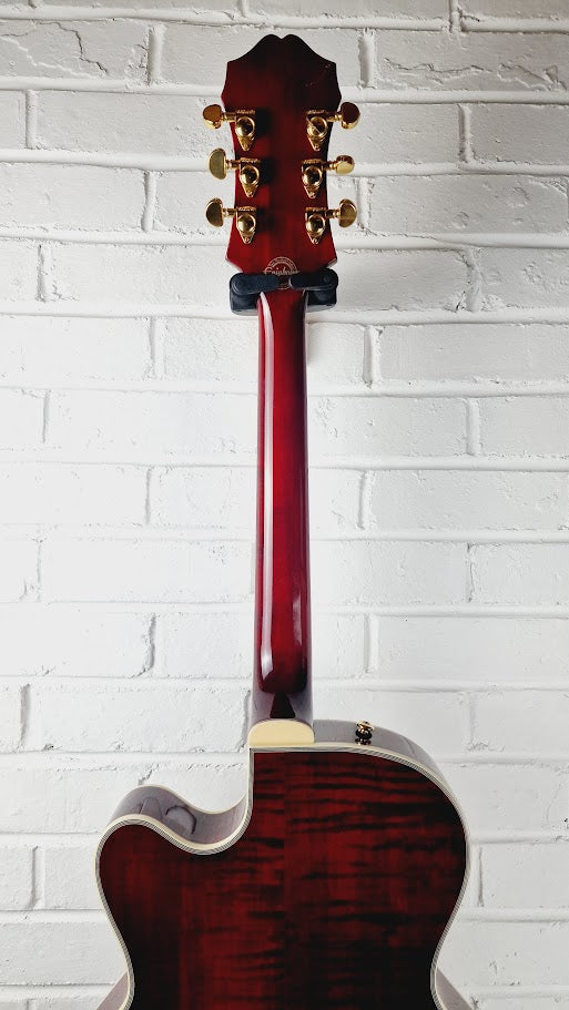 EPIPHONE JOE PASS EMPEROR II PRO WINE RED ELECTRIC GUITAR