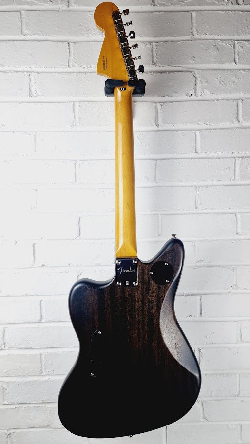 FENDER MODERN PLAYER JAGUAR BLACK TRANSPARENT ELECTRIC GUITAR